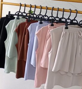 Conjunto Molecotom (Blusa Polo + Bermuda)