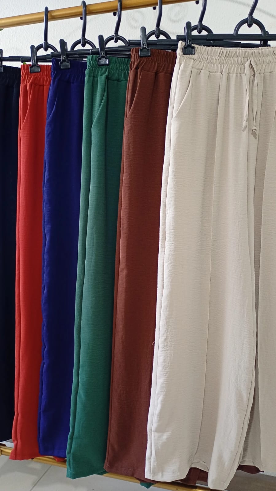 Calça Pantalona Crepe Duna